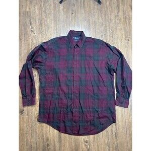 Polo Ralph Lauren Shirt Mens Medium Blake Tartan Long Sleeve Button Down
